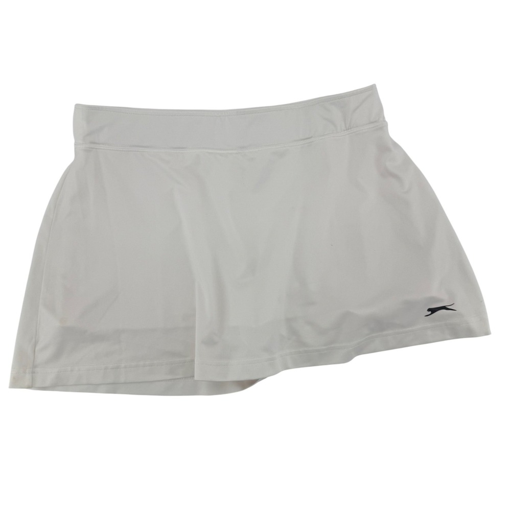 Slazenger White‎ Tennis Skort Women's Athletic Activewear Skirt Shorts Size L